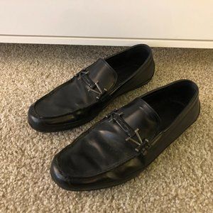 Men's Black Loafers 10 1/2